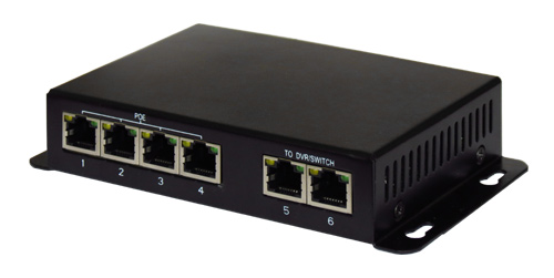 PoE Ethernet коммутатор (switch) BeEye-PoE-4